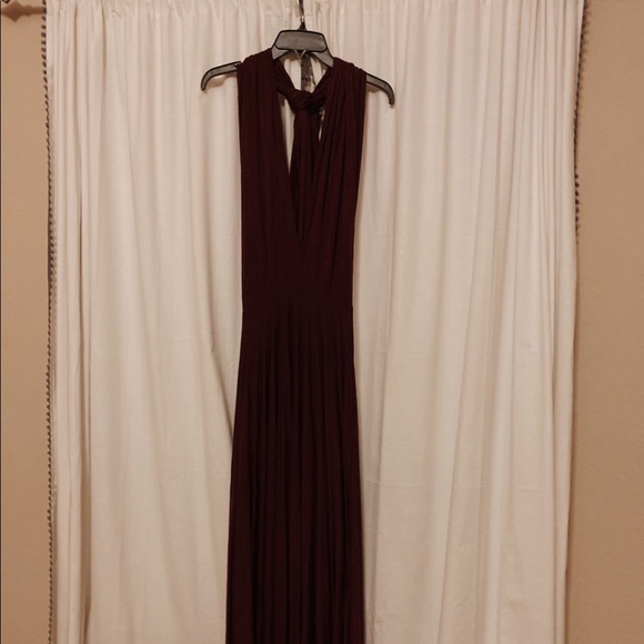 Lulus Maroon Wrap Dress - Picture 2 of 2